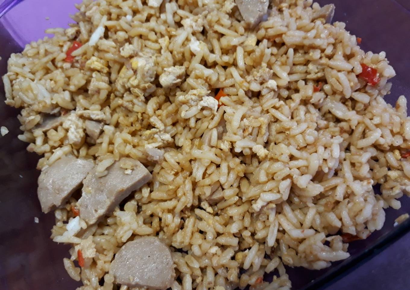 Nasi goreng terasi minyak babi