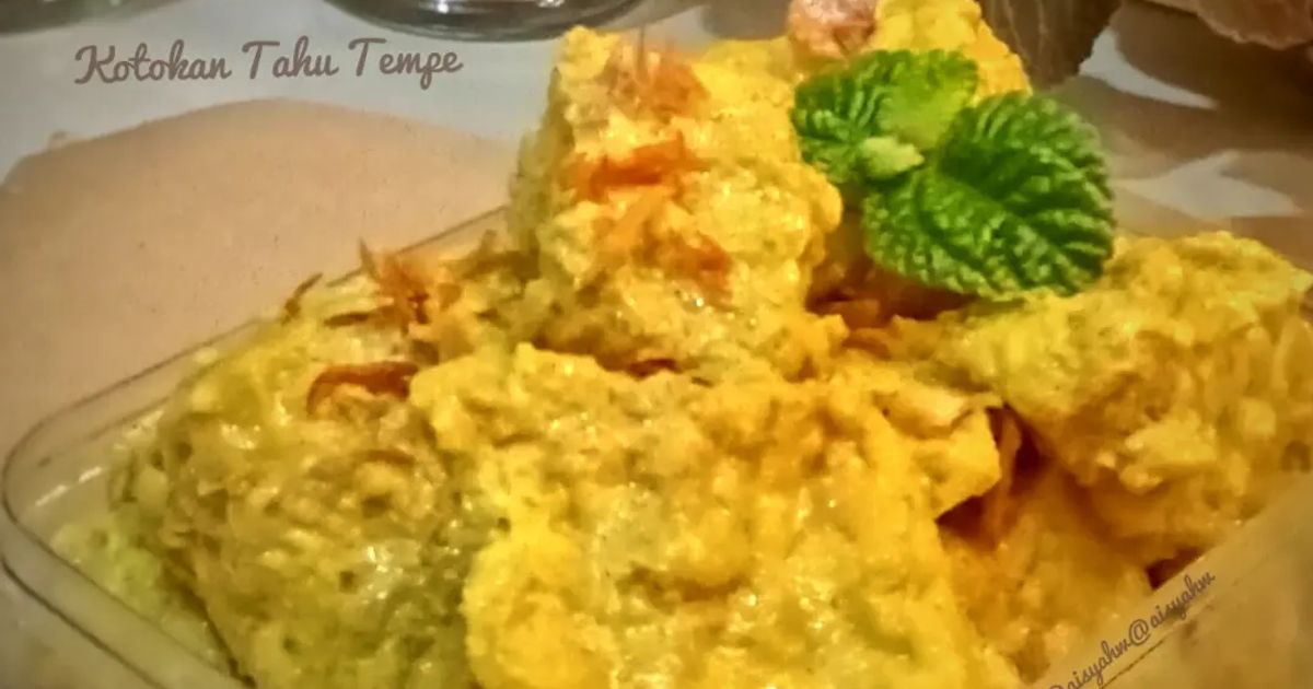 Kotokan Tahu Tempe (pendamping tumpeng)