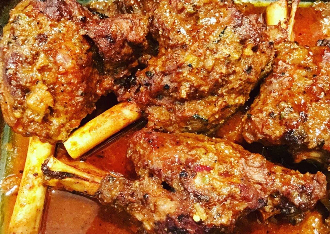 Masala Lamb Shanks