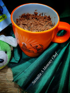 A picture of Dates chocolate mug cake.