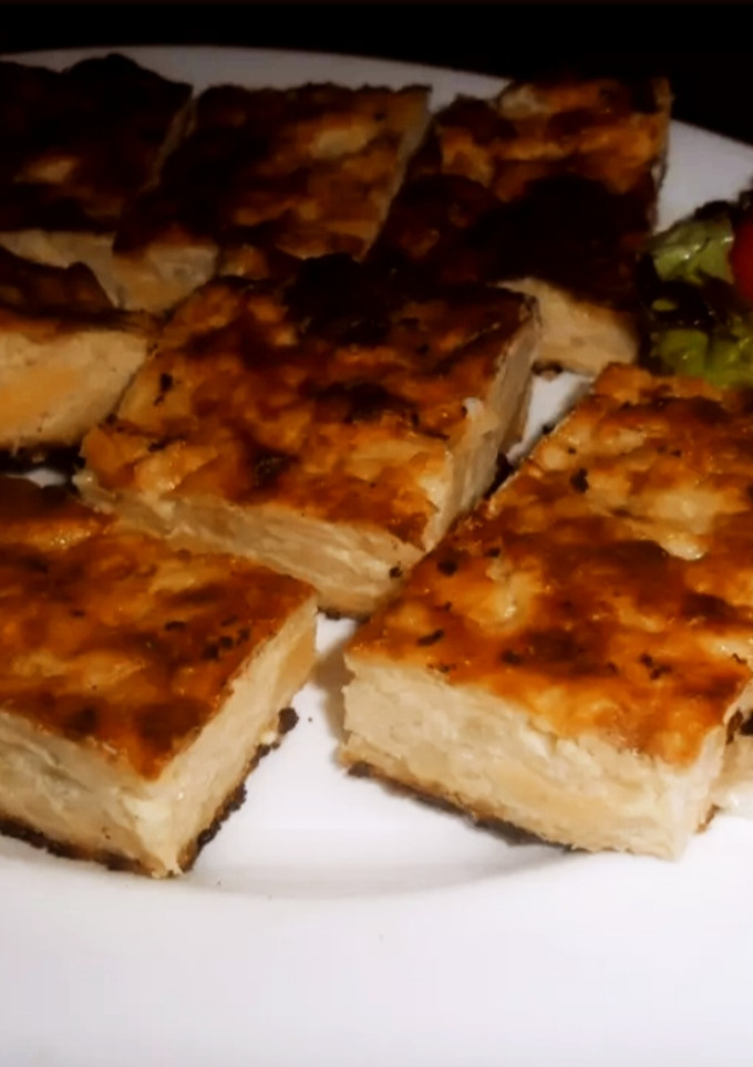 Una foto de Sopa paraguaya tradicional