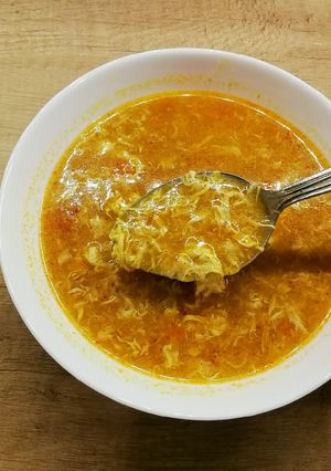 Tojásleves recept fotója