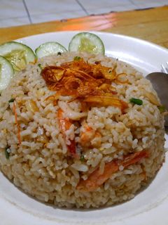 Foto resep Nasi goreng seafood simple