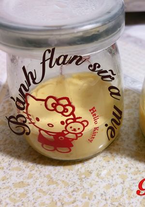Hình của món Bánh flan sữa mẹ.