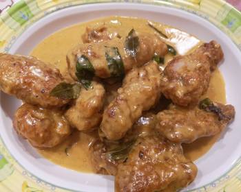 Unique Recipe Salted Egg Butter Chicken Home Style