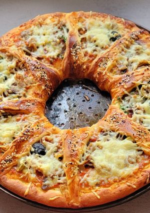 صورة لوصفة بيتزا دوار الشمس 🍕🌞🌞