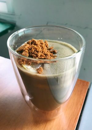 Foto resep Hojicha Ginger Biscoff