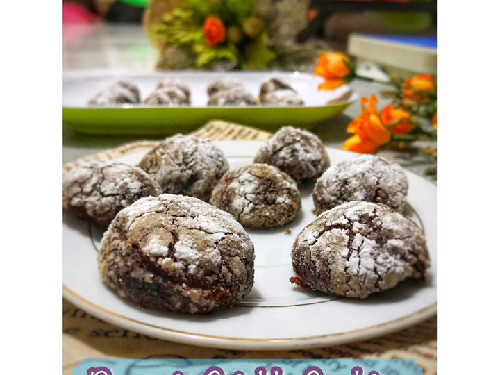 Resep Brownie Crinkle Cookies Anti Gagal
