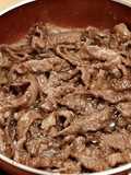 Iscas de Carne Aceboladas