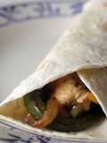 Fajitas de pollo y verduras