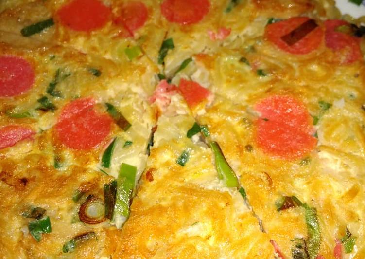 Resep Pizza Mie ala-ala, Enak
