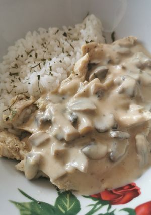 Gomba öntet húsra recept fotója