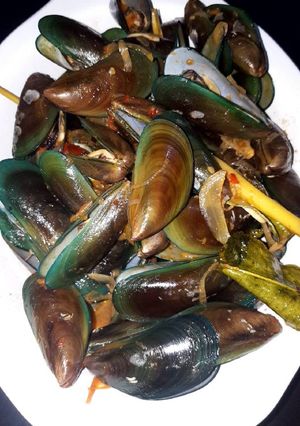 Foto resep Kerang ijo asam manis