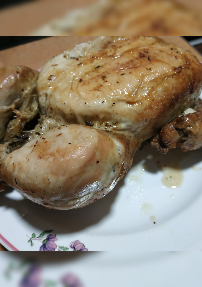 Una foto de Pollo asado tipo a l'ast