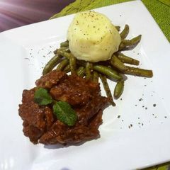 A picture of Tasty beef stew.