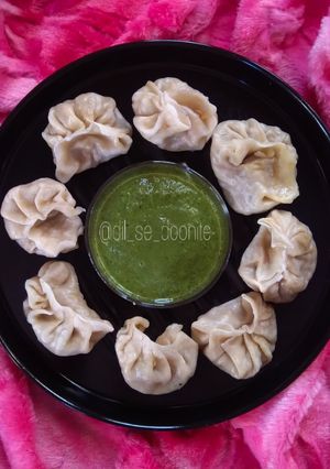 A picture of Veg momos.