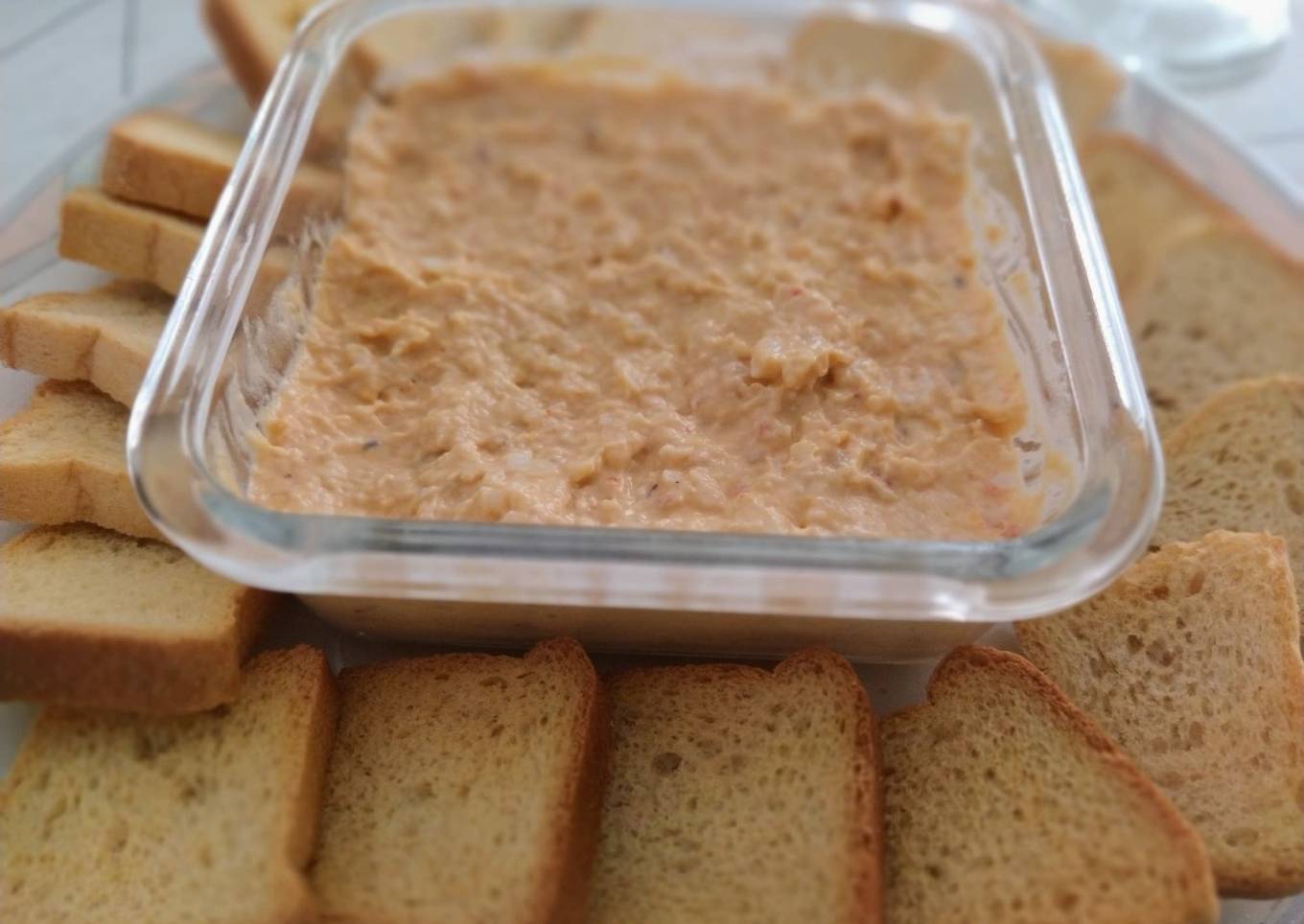 Paté de gambas al ajillo