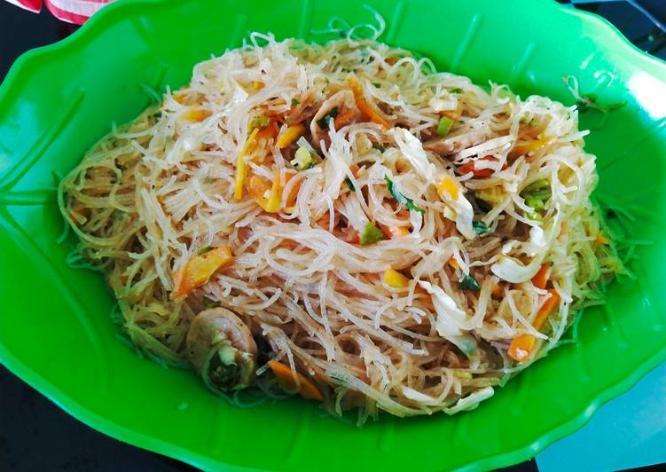 Resep Bihun Goreng Bakso Anti Gagal