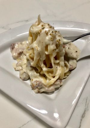รูปของ 🧀พาสต้าคาโบนาร่า🥓🥛