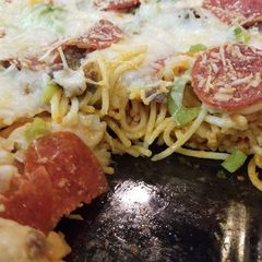 A picture of Pizza Spaghetti Casserole.