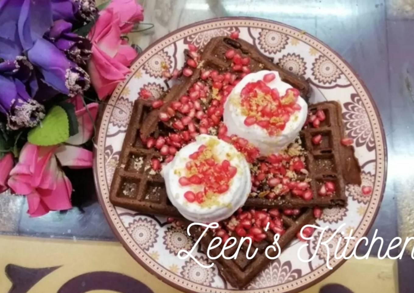 Perfect Chocolate Waffles