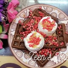 A picture of Perfect Chocolate Waffles.