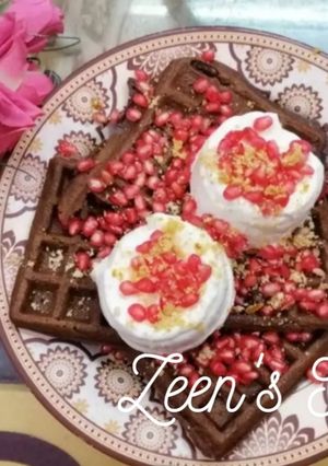 A picture of Perfect Chocolate Waffles.