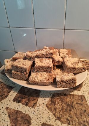 Una foto de Cuadrados de Cocoa con Crumble de Coco