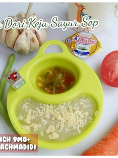 Foto resep MPASI Tim Dori Keju Sayur Sop