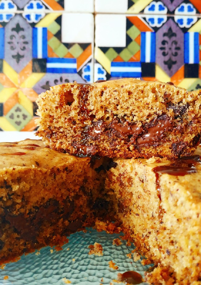 Una foto de Bizcocho de galletas y chocolate
