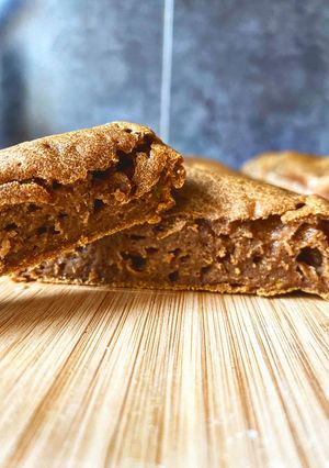 Une photo de Gâteau fondant de butternut au cacao et cannelle
