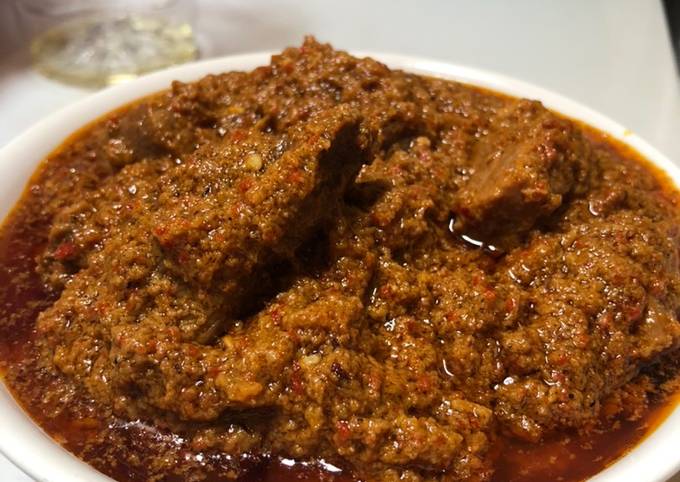 Resep Rendang sapi Resep Rendang sapi