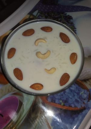 A picture of Rice kheer.