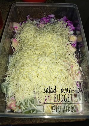 Foto resep Salad buah kekinian (low budget)