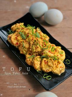 Foto resep Tofu Saus Telur Asin