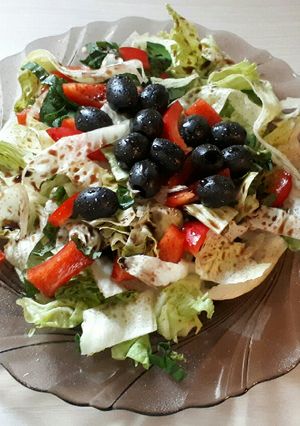 Medvehagymás saláta recept fotója