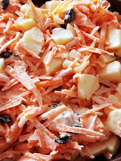 Una foto de Ensalada de zanahoria