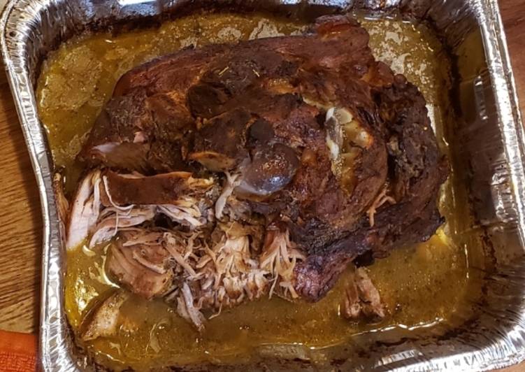 Recipe of Homemade Chef Zee&#39;s pernil dominicano (pork shoulder)