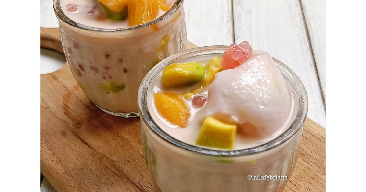 Es Teler creamy less sugar