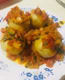 Papas Chorreadas