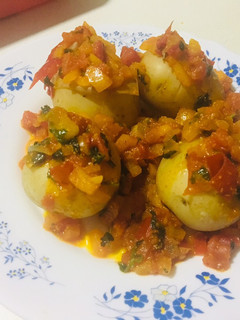 Una foto de Papas Chorreadas