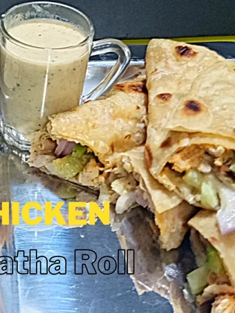 Easy Ways Prepare Recipes Chicken Paratha Rolls the Delicious Appealing.