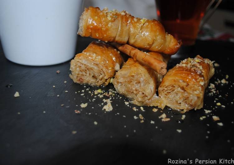 Recipe of Award-winning Baklava Rolls