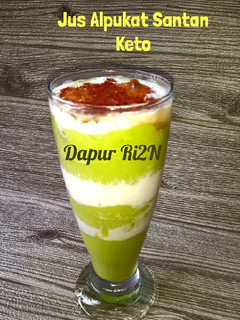 Foto resep Jus Alpukat Santan Keto