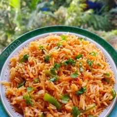 A picture of Schezwan Fried Rice.