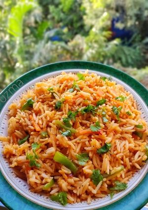 A picture of Schezwan Fried Rice.