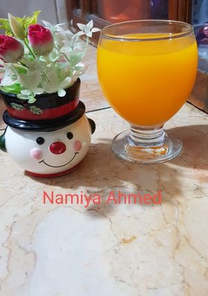 A picture of Orange Nector 🍹.