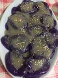Palitaw with Coconut Cream