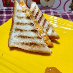 A picture of Easy peasy cheesy sandwich.