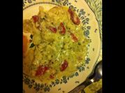 Une photo de merlu en sauce